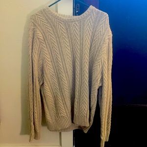 Cream colored good fellow sweater very warm and business casual